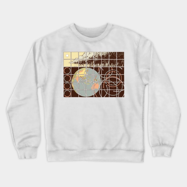 Strange Patterns Crewneck Sweatshirt by jesse.lonergan